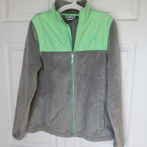 Fila Jackets & Coats Fila Sport Mint Grey Polar Fleece Zip Up Jacket